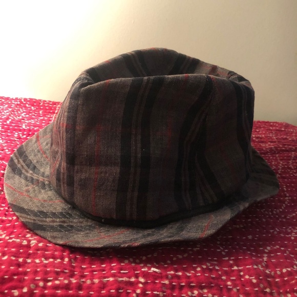Paul Smith plaid fedora. 100% linen. Sz L - Picture 6 of 6